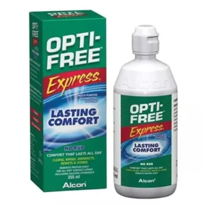 محلول مطهر متعدد الاستخدامات للعدسات OPTI-FREE Express من شركة Alcon